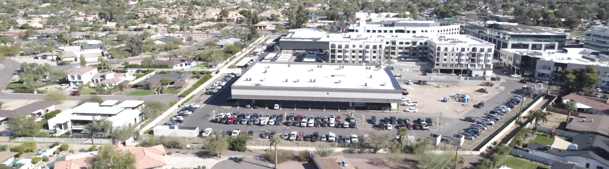 storspaces at the grove aerial shot